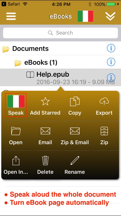 SpeakItalian 2 (6 Italian Text-to-Speech) screenshot-3