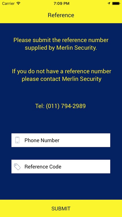 Merlin Security Panic App