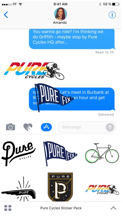 Pure Cycles Sticker Pack