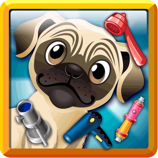 Dog Pet Cares Clinic Icon