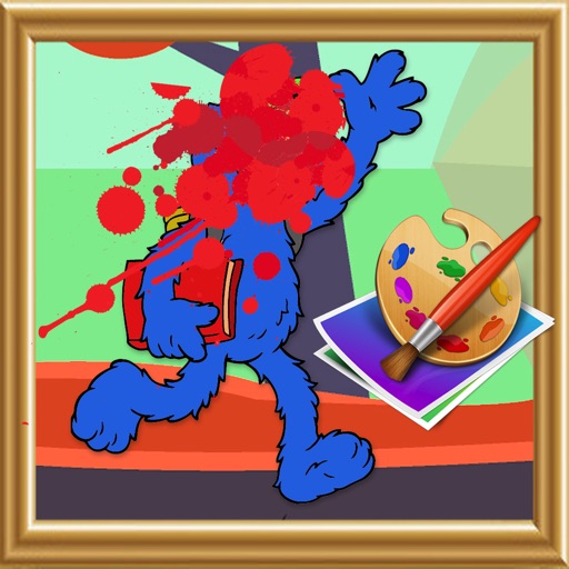 Coloring For Kids Game Elmo and Friend Version icon