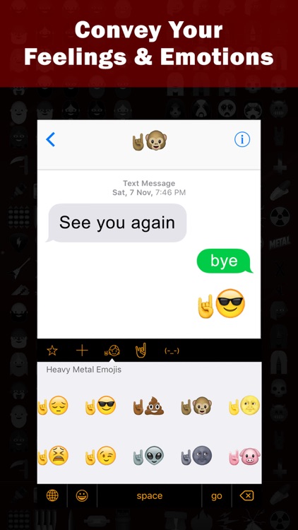 Heavy Metal Emoji Keyboard - Special Emojis App