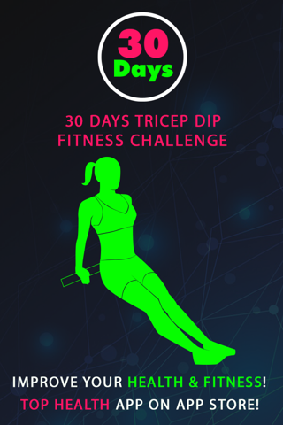 30 Day Tricep Dip Fitness Challenges - náhled