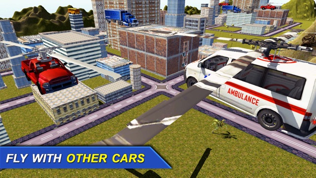 Futuristic Flying Car: Emergency Vehicle Parking(圖4)-速報App