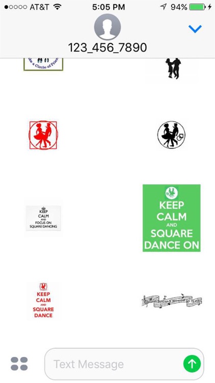 Square Dance Stickers