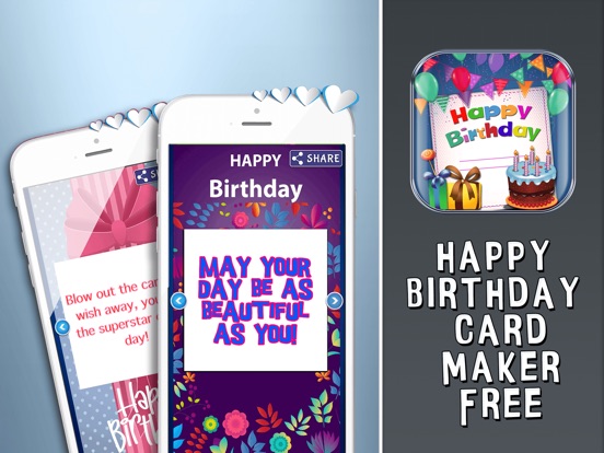happy birthday card maker free bday greeting cards app price drops free photo card maker