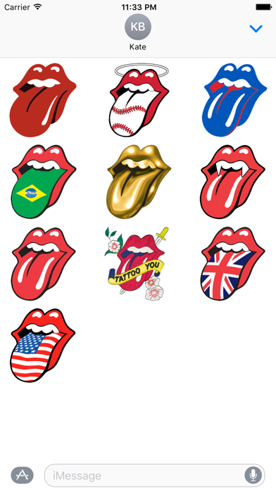 How to cancel & delete Rolling Stones Stickers from iphone & ipad 2