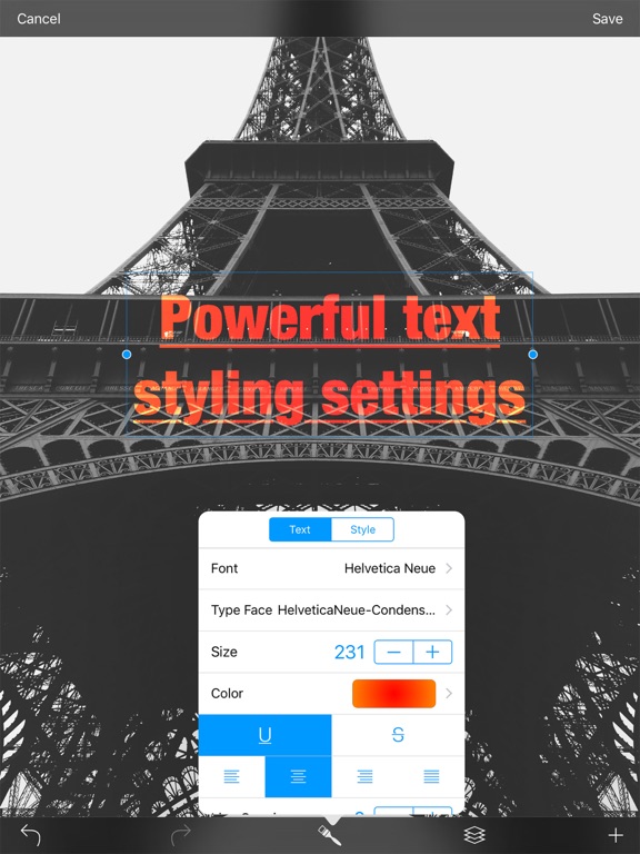 Type Lite - text on imageのおすすめ画像1