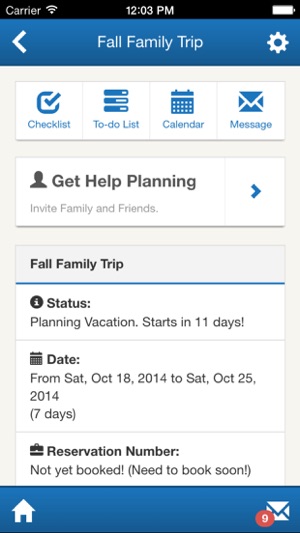 Sandcastle Vacation Planner