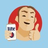 Football Stickers by Miller Lite