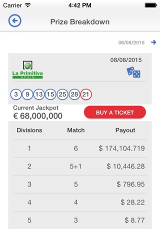 Mega Lotto – Lottery numbers screenshot 4