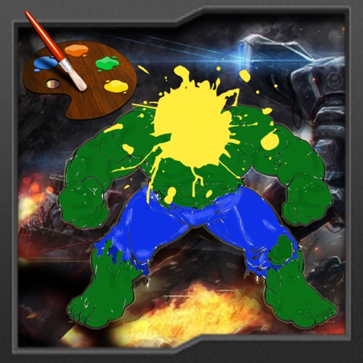 Draw Pages Game Hulk Version icon