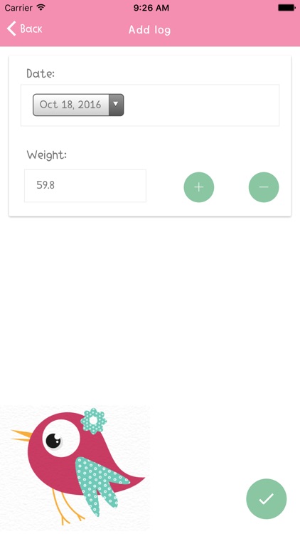 Pregnancy Weight Gain Tracker