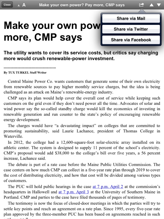 Portland Press Herald e-Edition screenshot-4