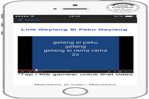 Lagu Dan Lirik Kanak Kanak Seronok screenshot 4