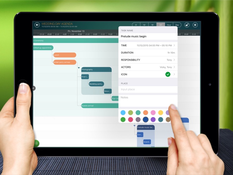 iAgenda - Schedule agenda on Gantt chart screenshot-4