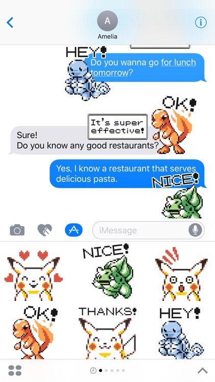 Pokémon Pixel Art, Part 1: English Sticker Pack
