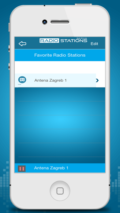 How to cancel & delete Radio Stations - Music All In One from iphone & ipad 4