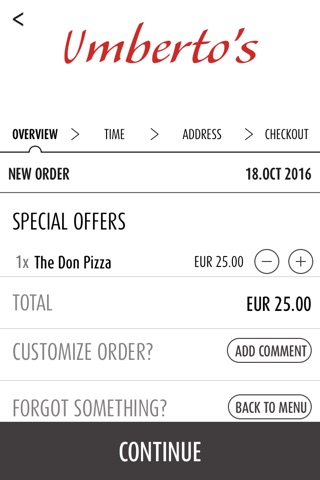 Umberto's Pizza Carlow screenshot 3