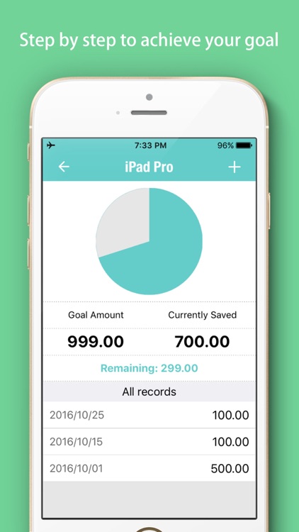 Savings Goals Tracker - Daily Saving Money Box