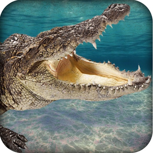 Hungry Crocodile Under-Water Hunting Adventure Pro icon
