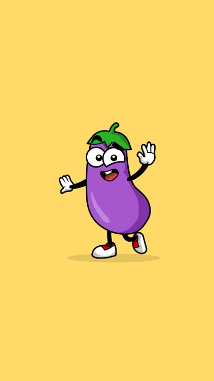 Eggplant Stickers