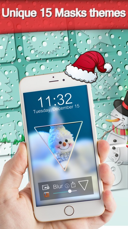 Blur Lock Wallpaper Themes Pro for Merry Christmas