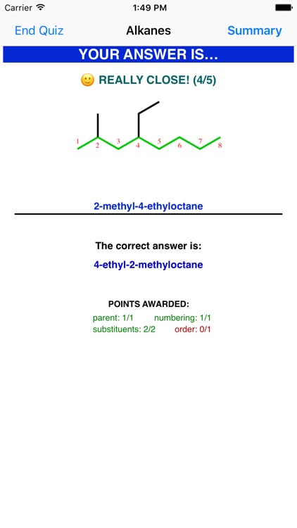 Learn Organic Chemistry Nomenclature 1 screenshot-3