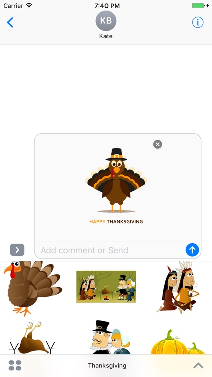 Thanksgiving Day Happy Stickers Mania screenshot-3