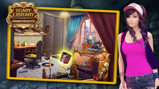 Scary Library Hidden Objects Game(圖2)-速報App