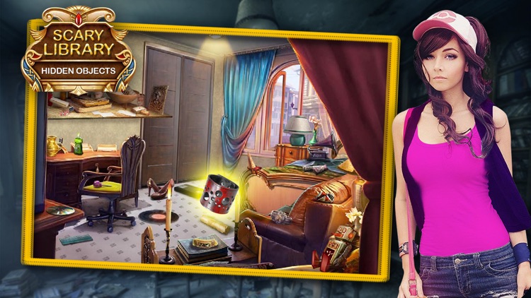 Scary Library Hidden Objects Game