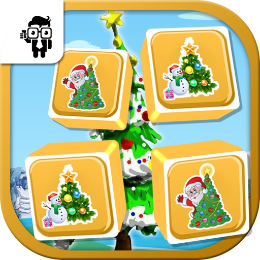 Match Xmas Tree Cards Kid Game Icon