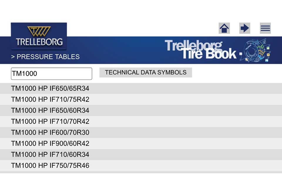 TRELLEBORG TIRE BOOK screenshot 4