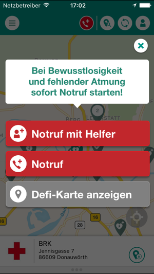 Rot Kreuz Defi und Notruf App(圖3)-速報App