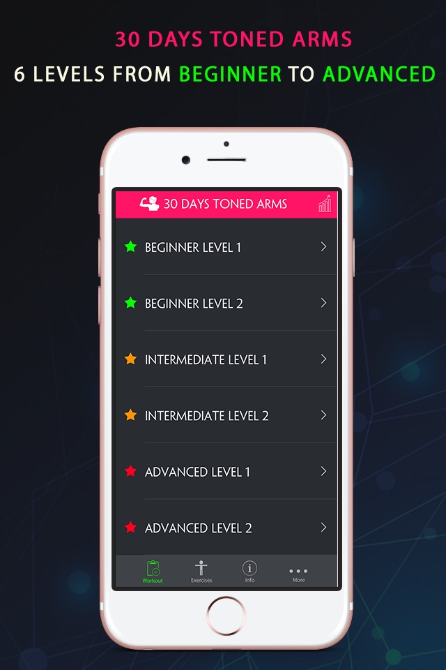 30 Day Toned Arms Fitness Challenges screenshot 2