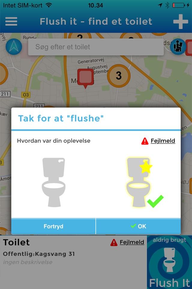 Flush it – find et toilet screenshot 2