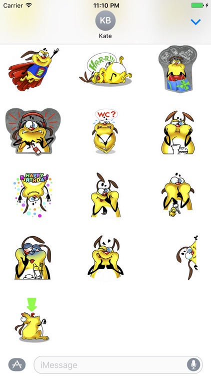 Crazy Dog - Cutest dog stickers for iMessage