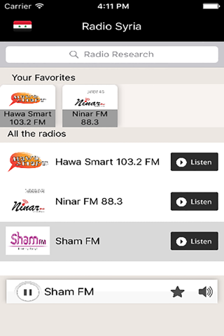 Radios Syria - Syrian Radio - راديو سوري screenshot 3