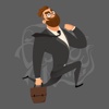 Funny Businessman Stickers