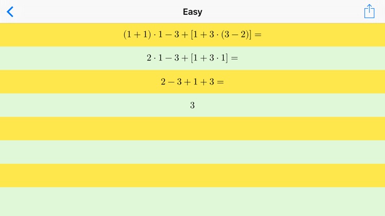 Mathematical Expressions - Generator and Solver