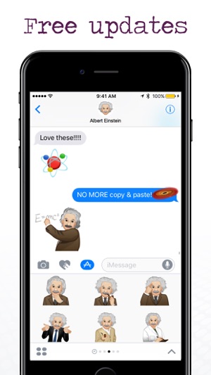 EinsteinMoji ™ by Albert Einstein(圖4)-速報App