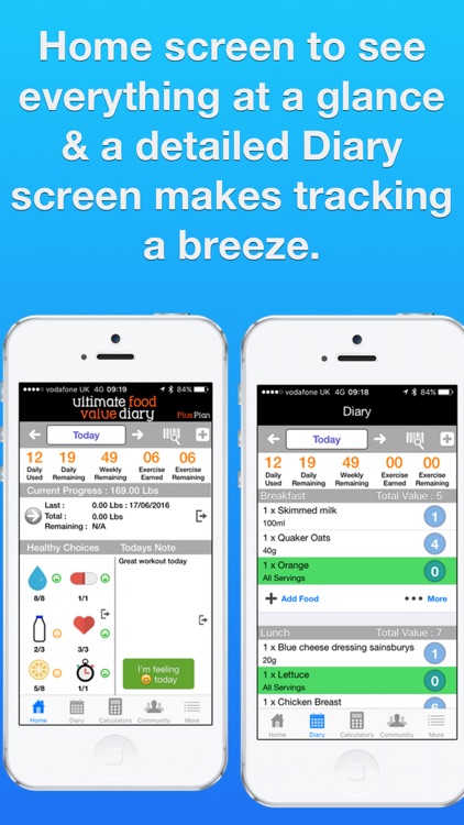 Ultimate Food Value Diary - Diet & Weight Tracker