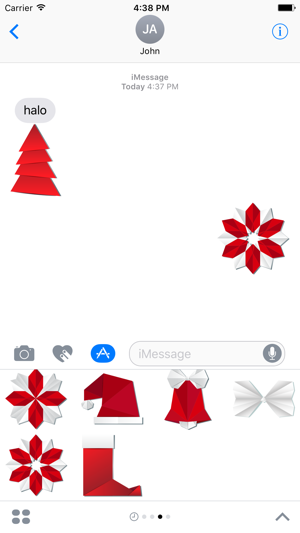 Christmas Origami - Fx Sticker(圖1)-速報App