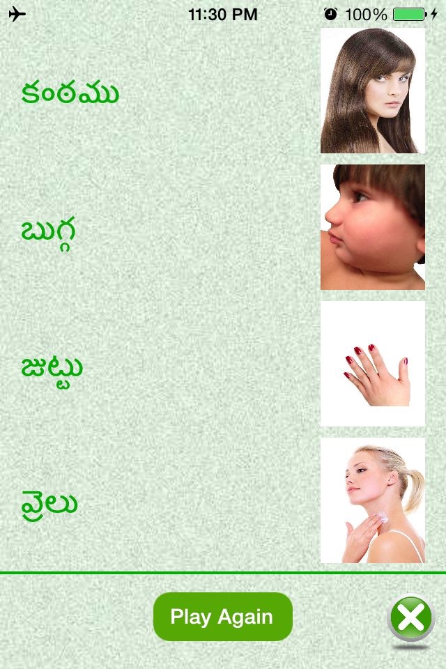 FlashCards Telugu Lesson screenshot 4