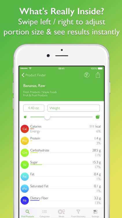 CalorieGuide Food Nutrition Facts Calculator for Fresh Produce & Healthy Diet Living screenshot-3
