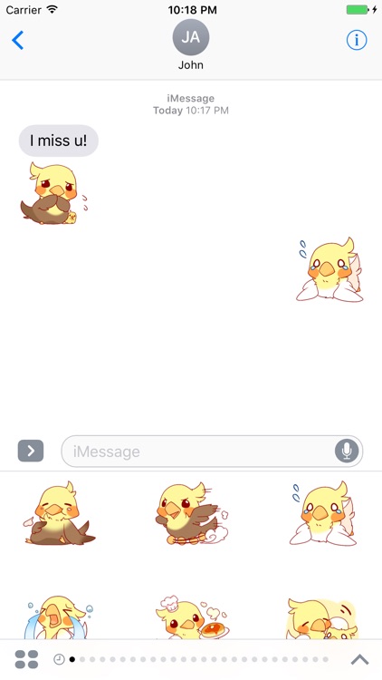 Lovely Bird Sticker screenshot-3