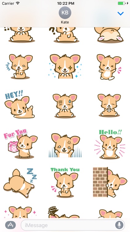 Funny Puppy Stickers Pack for iMessage