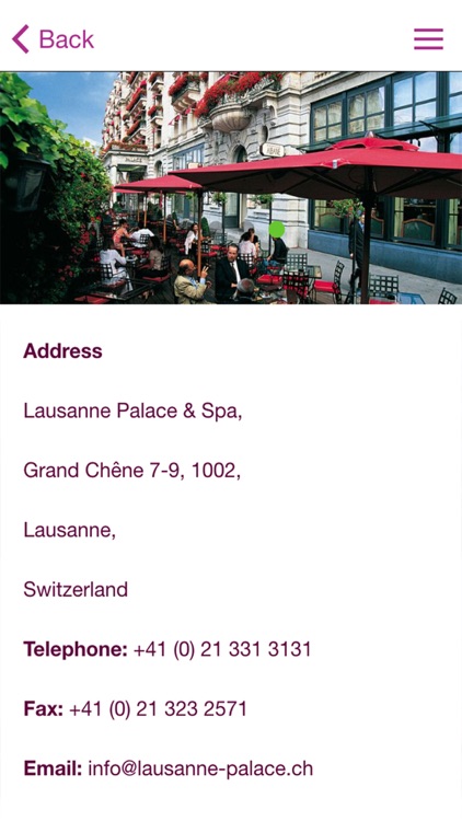 Lausanne Palace Spa
