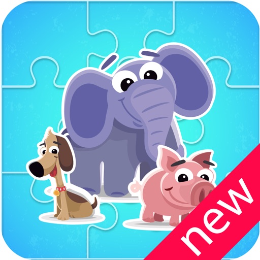 Kids Jigsaw Puzzle World : Animals - Game for Kids for learning iOS App