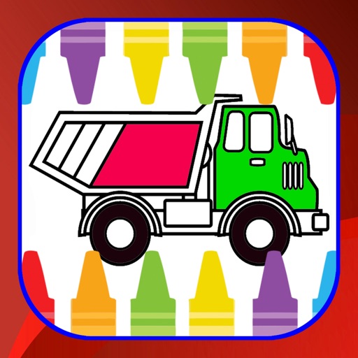 Truck Coloring Book For Kids Free iOS App